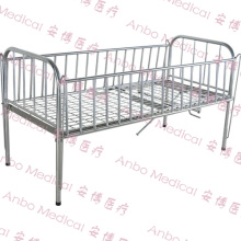 Cama de hospital de acero inoxidable para niños